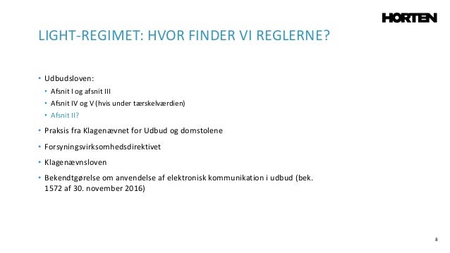 bemærkninger til udbudsloven